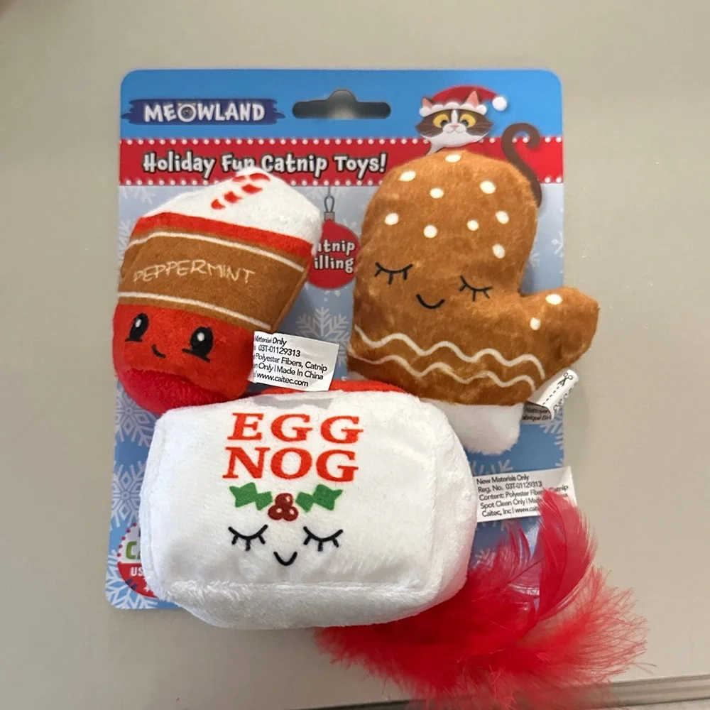 Meowland Holiday Catnip Toys Set